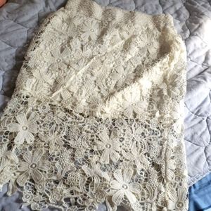 Degree Floral Laced Skirt